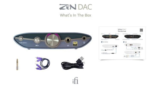 iFi ZEN DAC 3 – USB-C DAC/Amp for Home and Office Use.